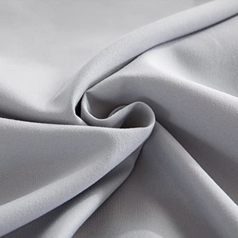 Soft Breathable Washed Microfiber Zipper Closure Duvet Cover Set