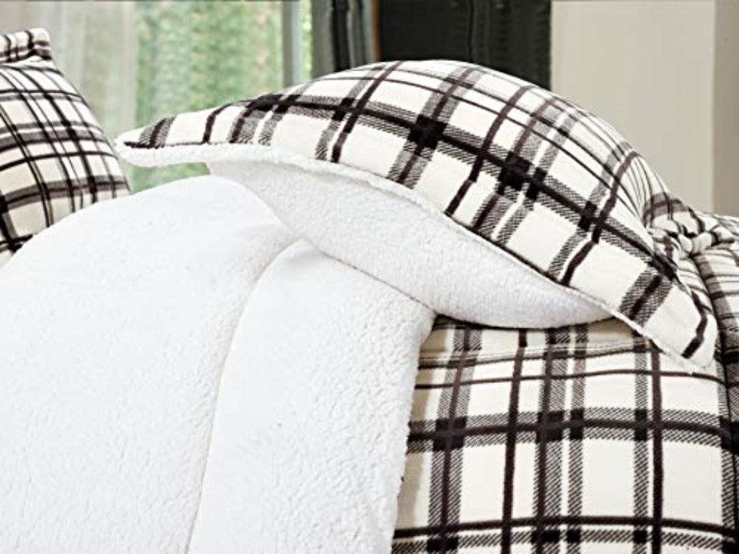 Softest Coziest Heavy Weight Sherpa Premium Quality Down Comforter Set