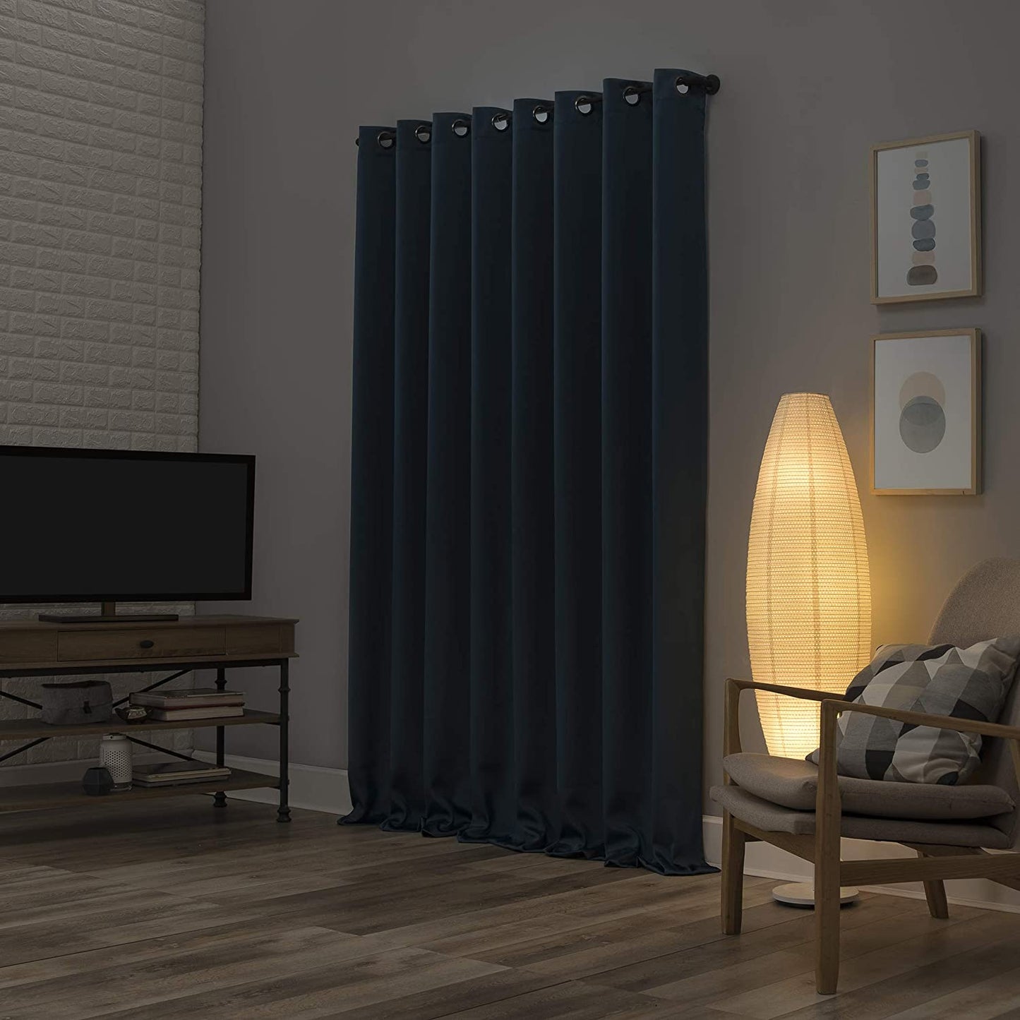 Sun Zero Blackout Grommet Curtain-AnyLinen