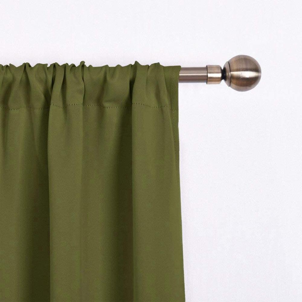 Thermal Insulated Blackout Shade Small Window Balloon Blind Valance | AnyLinen