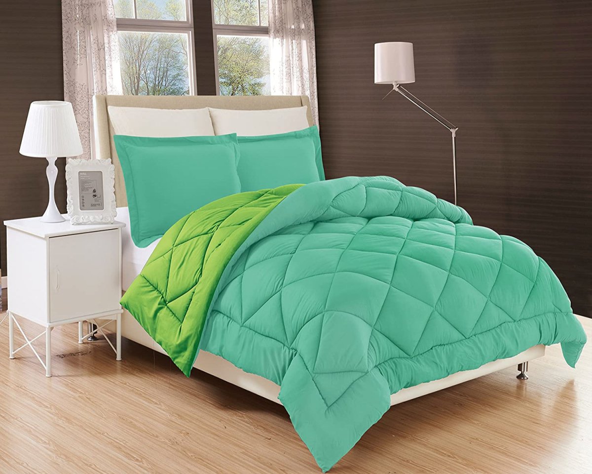 All Season Comforter Super Soft Down Alternative Reversible 3 pcs Comforter Set - Any Linen