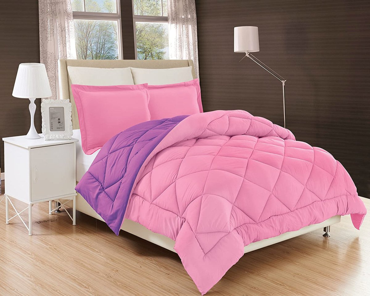 All Season Comforter Super Soft Down Alternative Reversible 3 pcs Comforter Set - Any Linen