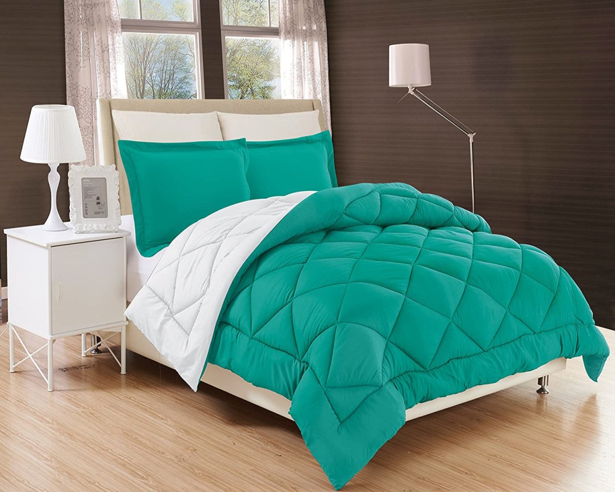 All Season Comforter Super Soft Down Alternative Reversible 3 pcs Comforter Set - Any Linen