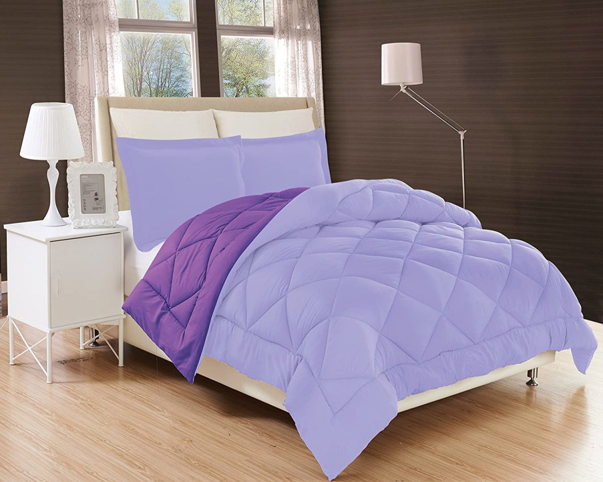 All Season Comforter Super Soft Down Alternative Reversible 3 pcs Comforter Set - Any Linen
