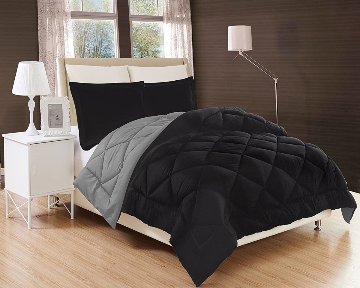 All Season Comforter Super Soft Down Alternative Reversible 3 pcs Comforter Set - Any Linen