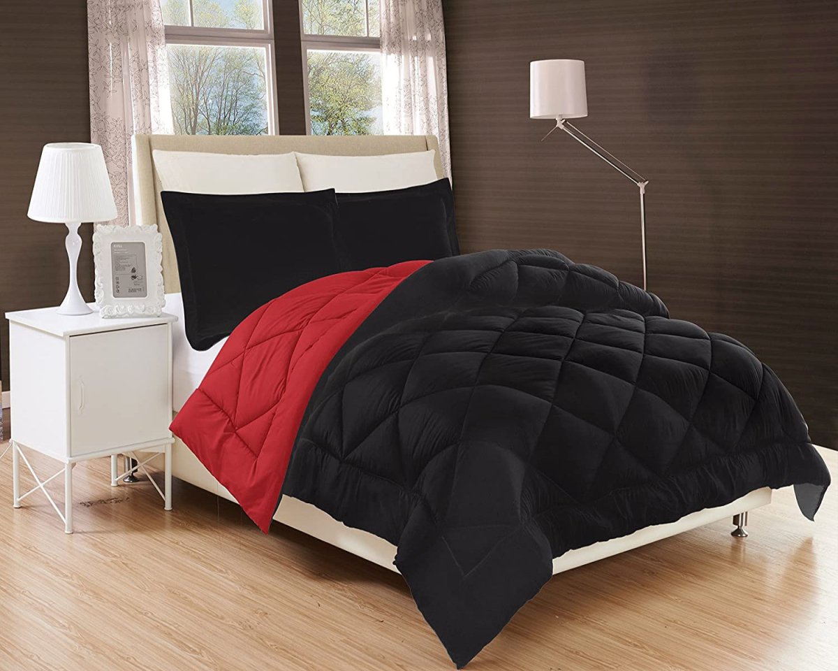All Season Comforter Super Soft Down Alternative Reversible 3 pcs Comforter Set - Any Linen