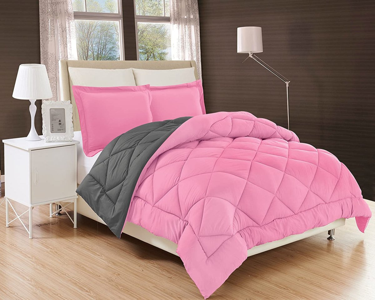All Season Comforter Super Soft Down Alternative Reversible 3 pcs Comforter Set - Any Linen
