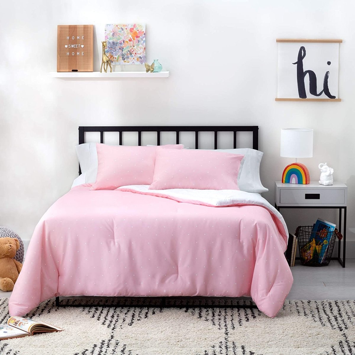 All - Season Quilted Hypoallergenic Plush Microfiber Fill Comforter Duvet Insert - Any Linen