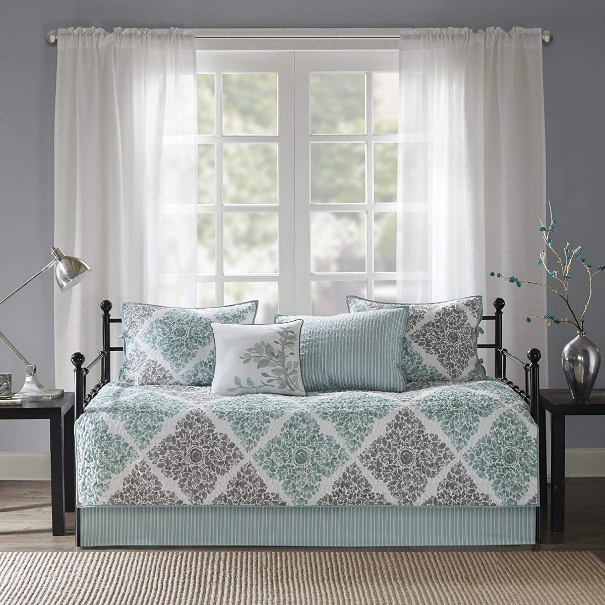 Daybed Size 75"x 39" Quilt Bedding Set 6 Piece Bedding Quilt Ultra Soft Coverlet - Any Linen