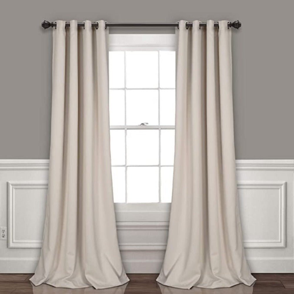 Decor Curtains - Grommet Panel with Insulated Blackout Lining - Any Linen