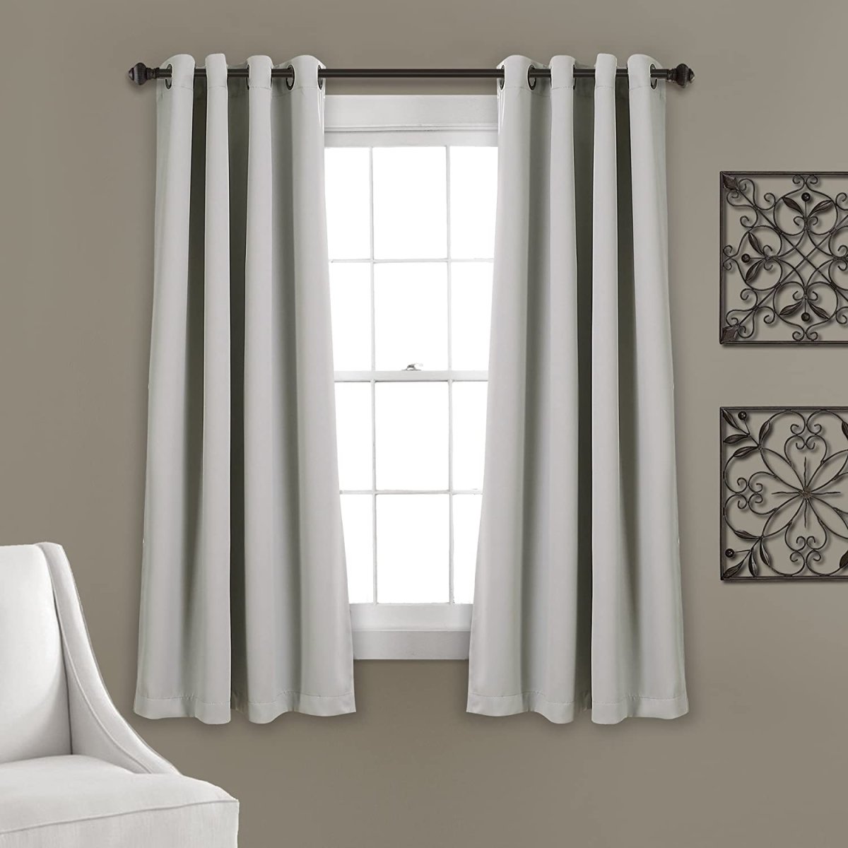 Decor Curtains - Grommet Panel with Insulated Blackout Lining - Any Linen