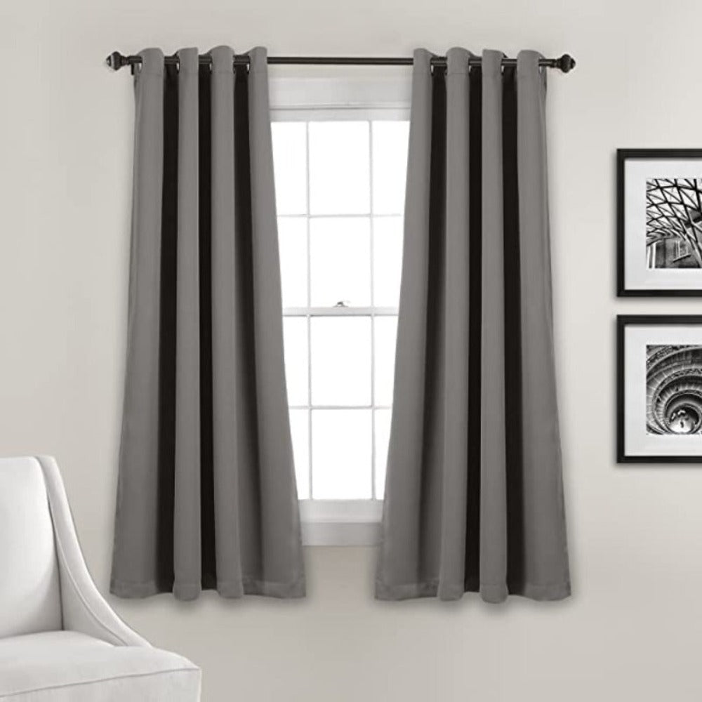 Decor Curtains - Grommet Panel with Insulated Blackout Lining - Any Linen