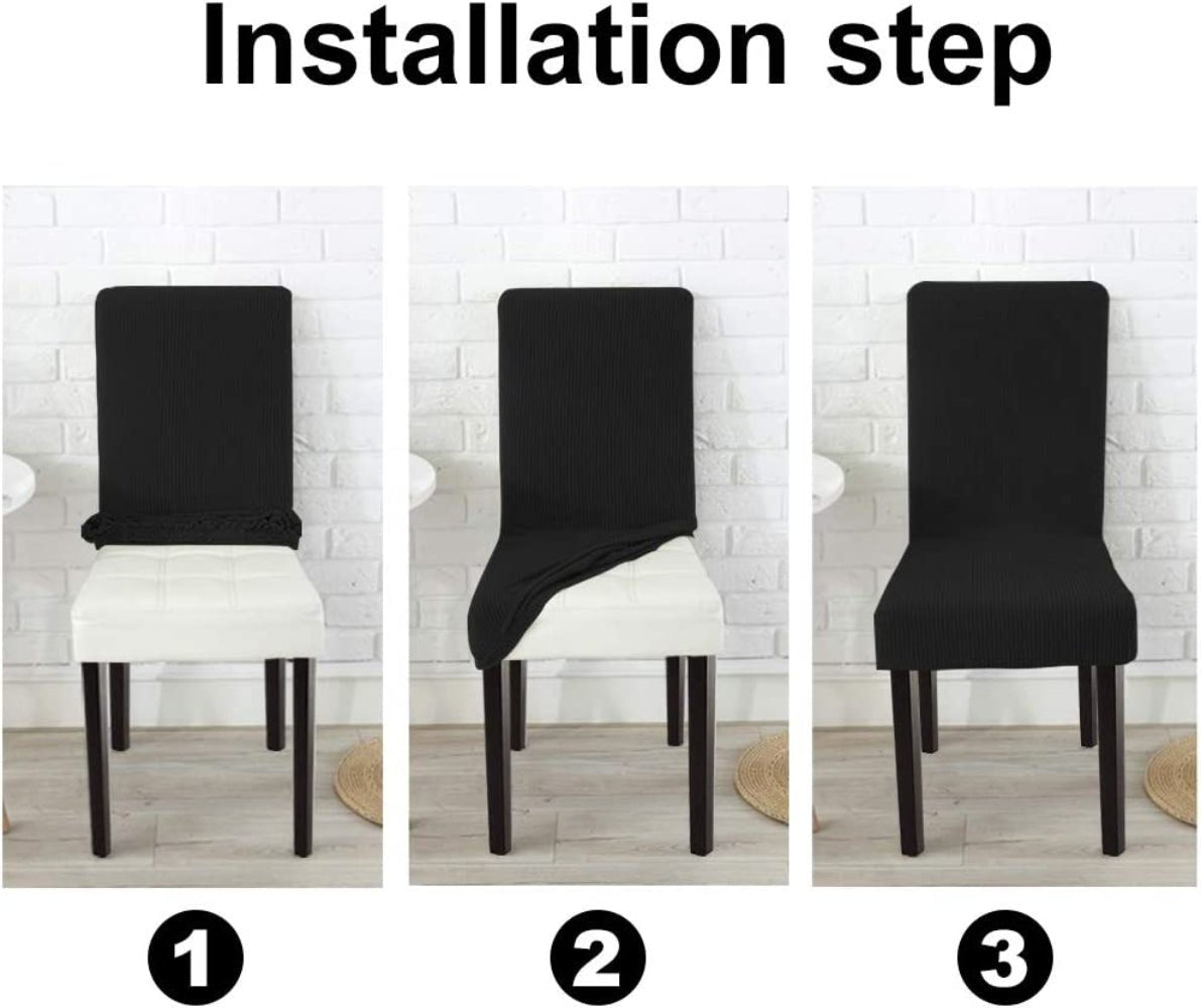 Dining Stretch Chair Covers Parsons Chair Slipcover Chair Covers Set of 4 - Any Linen