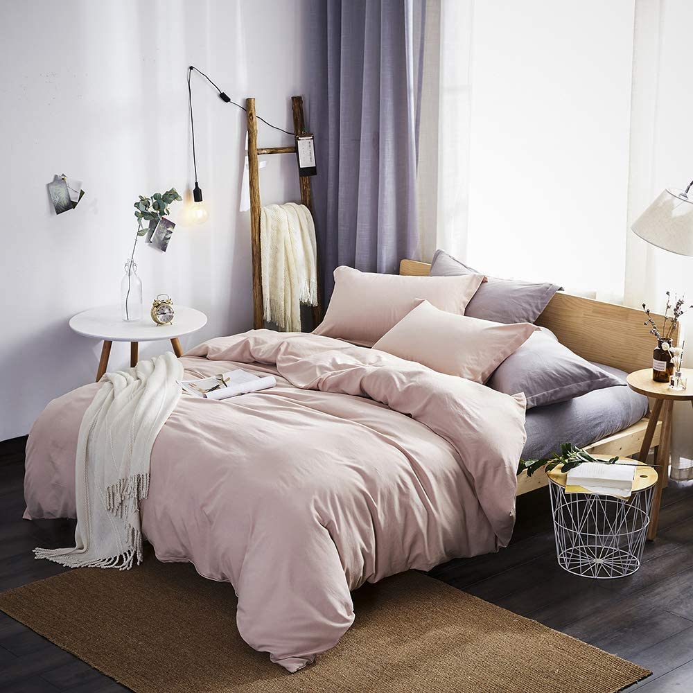 Duvet Cover Set Soft Breathable Zipper Closure - Any Linen