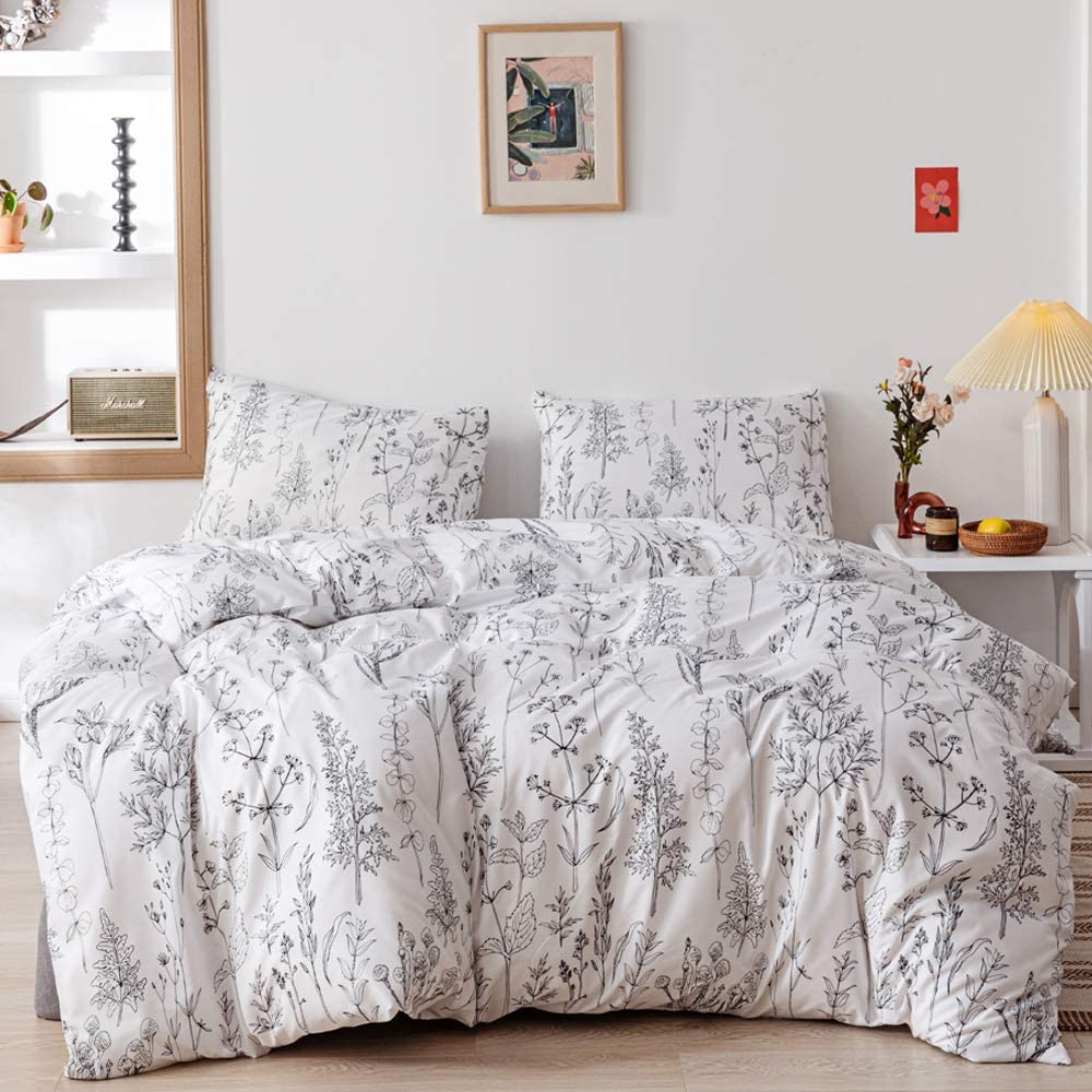Enchanting Blooms: Luxuriously Soft 3 - Piece Floral Comforter Bedding Set - Any Linen