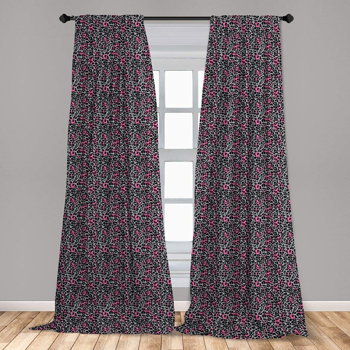 Exotic Inspired Pattern Decorative Window Rod Pocket Curtains - Any Linen