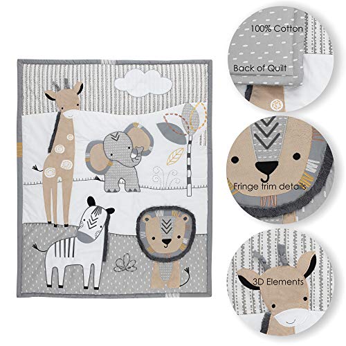 Jungle Safari 6 pcs Baby Crib Bedding Set - Any Linen