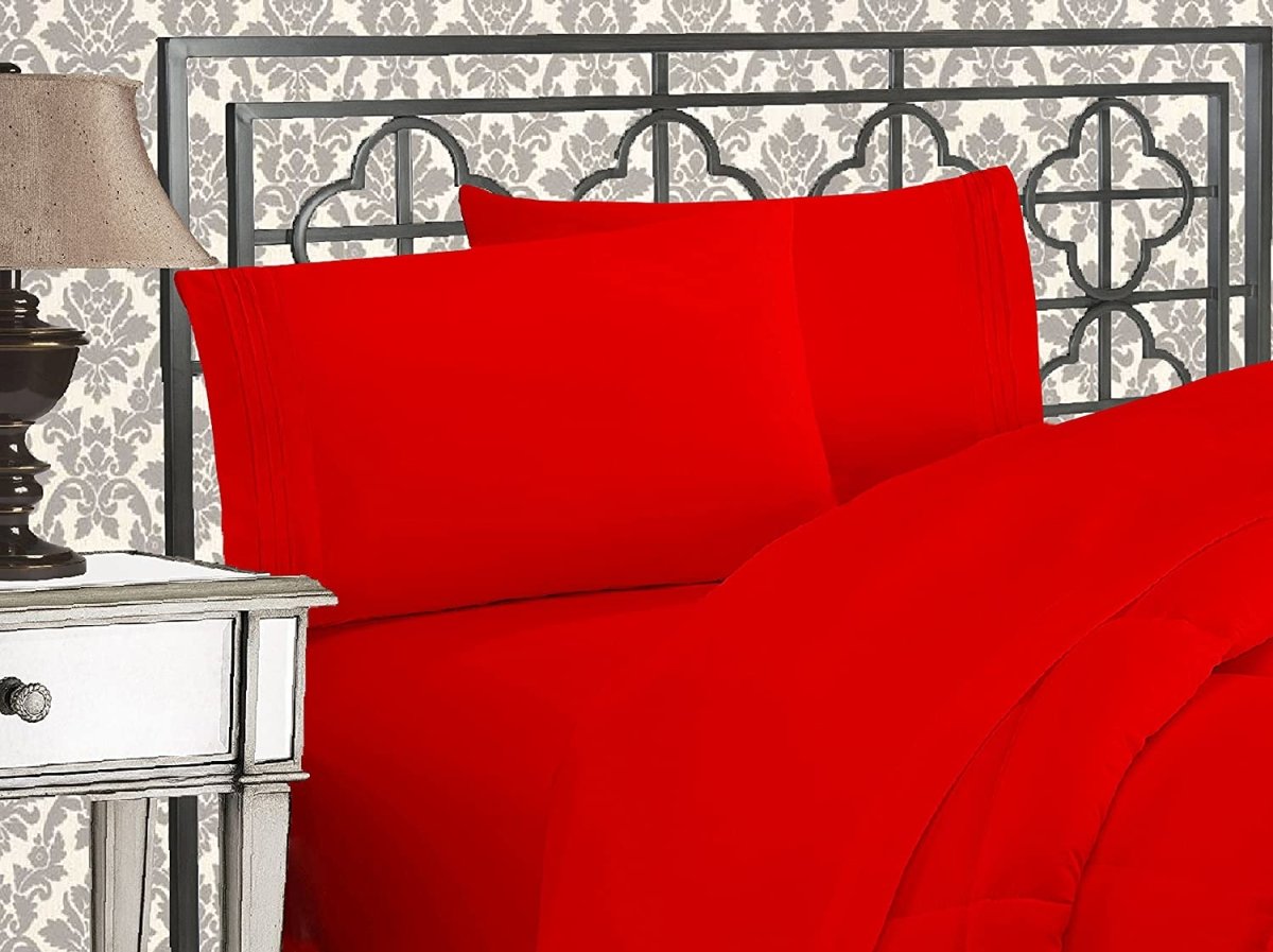 Luxurious 1500 Thread Count Softest Premium Wrinkle Fade Resistant 4 pcs Bed Sheet Set - Any Linen