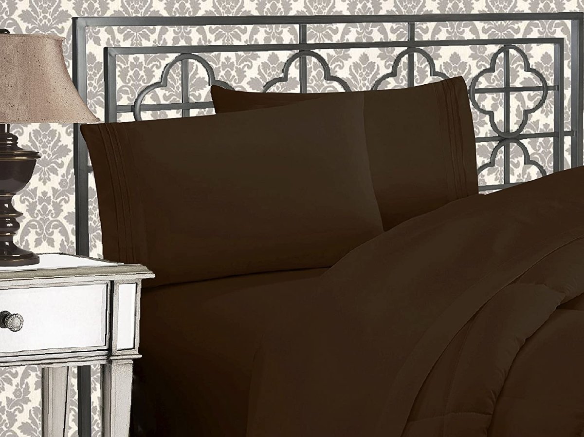 Luxurious 1500 Thread Count Softest Premium Wrinkle Fade Resistant 4 pcs Bed Sheet Set - Any Linen