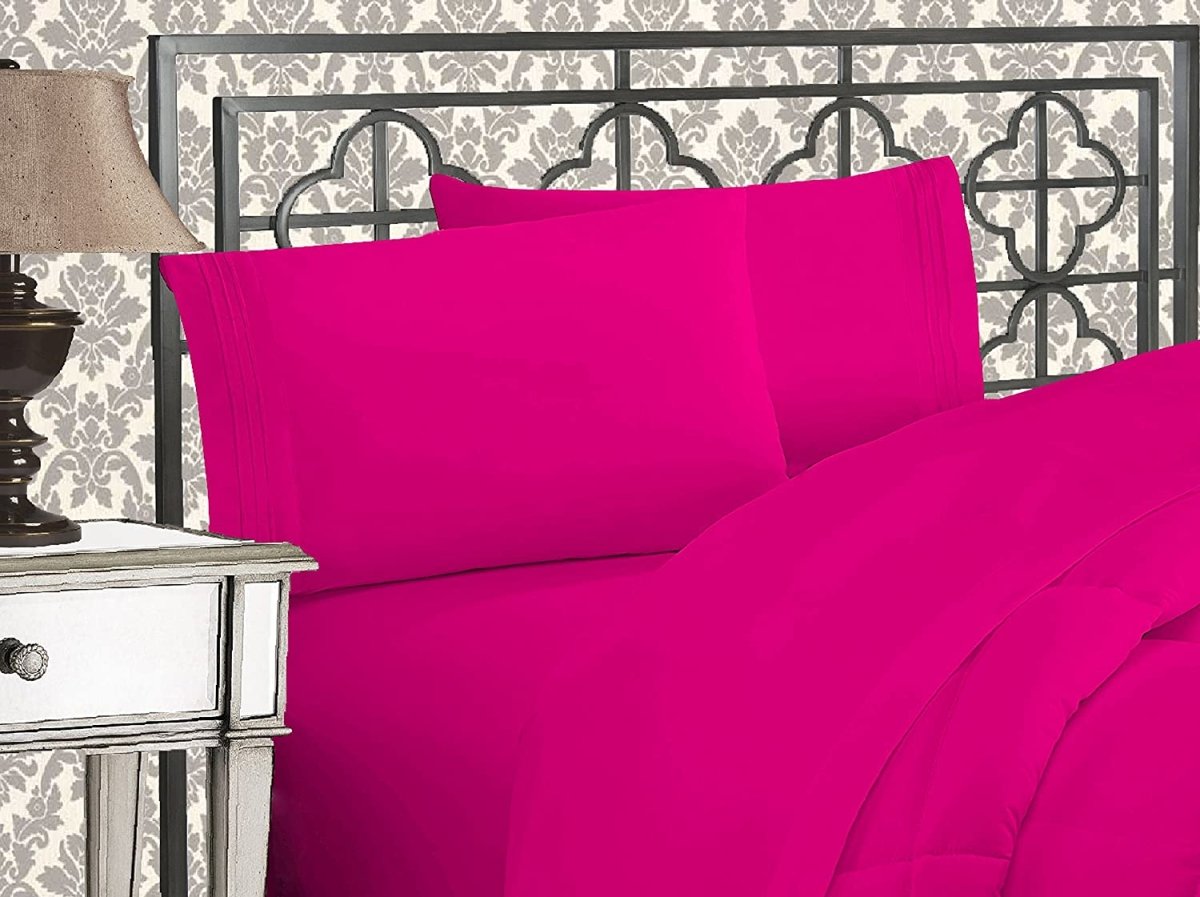 Luxurious 1500 Thread Count Softest Premium Wrinkle Fade Resistant 4 pcs Bed Sheet Set - Any Linen