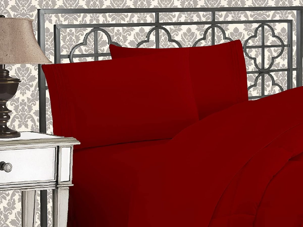 Luxurious 1500 Thread Count Softest Premium Wrinkle Fade Resistant 4 pcs Bed Sheet Set - Any Linen