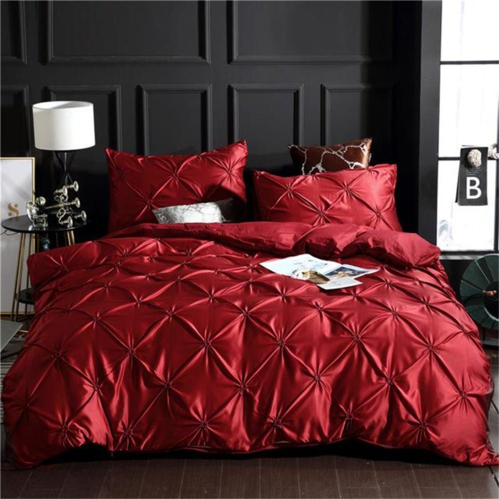 Luxury Silky Comfortable Quilt Cover Bedding Set - Any Linen