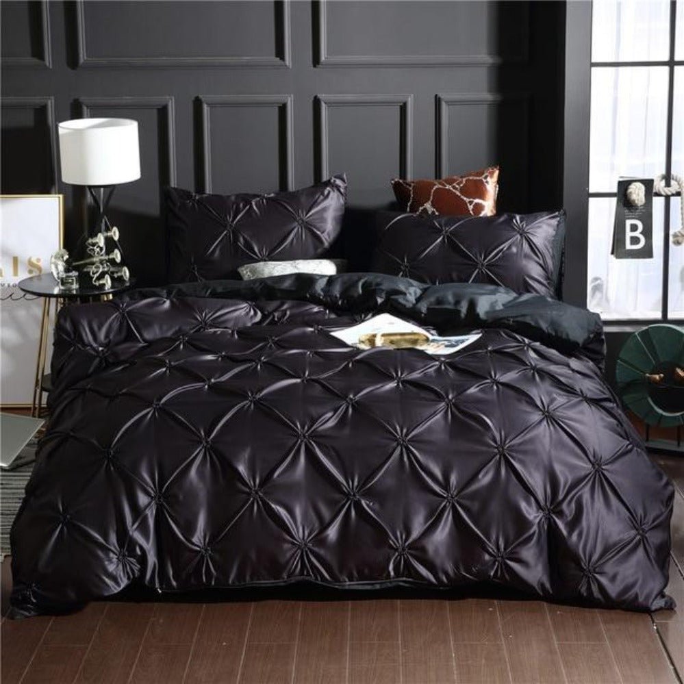 Luxury Silky Comfortable Quilt Cover Bedding Set - Any Linen