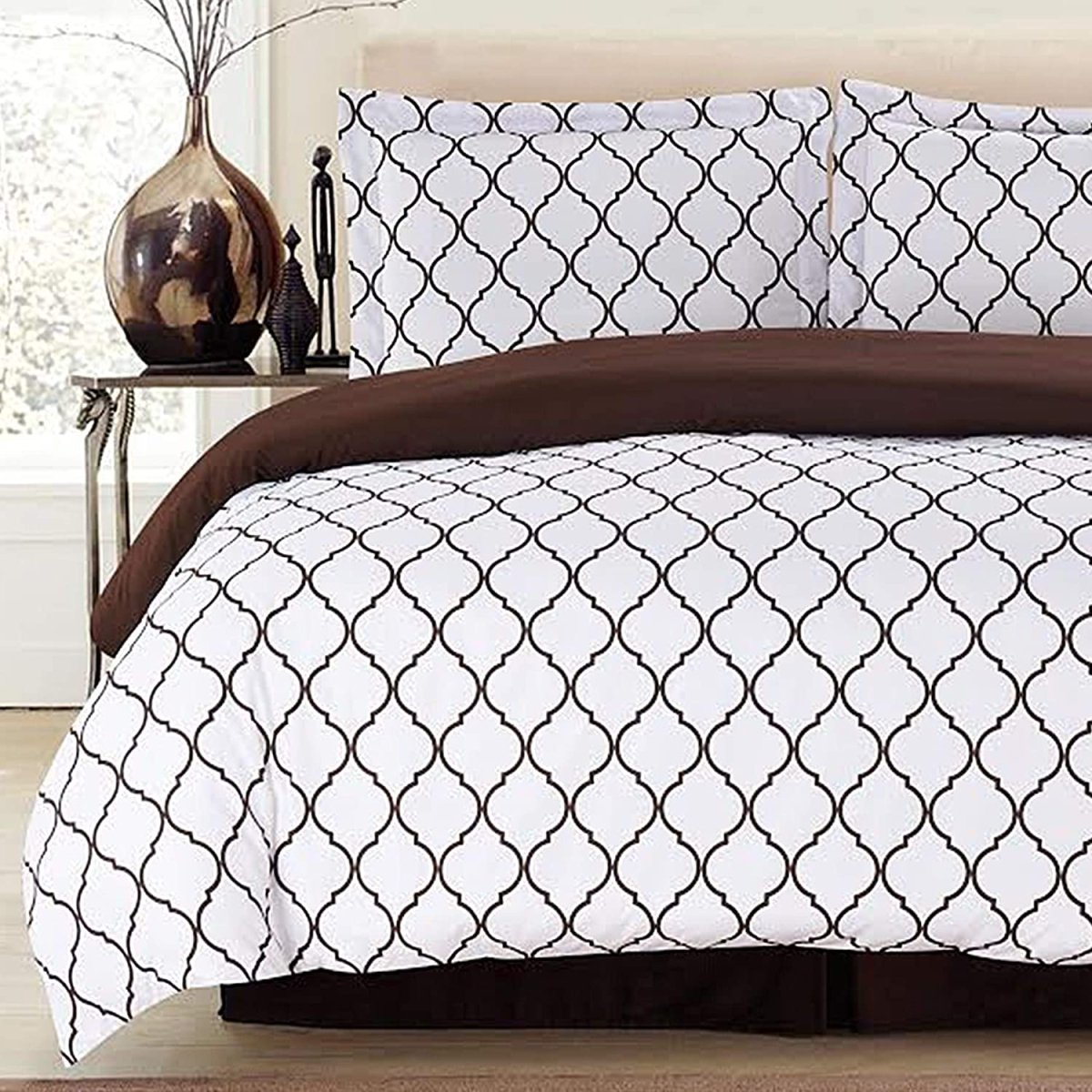 Luxury Soft 1800 Count Egyptian Collection Duvet Cover 3 pcs Set - Any Linen
