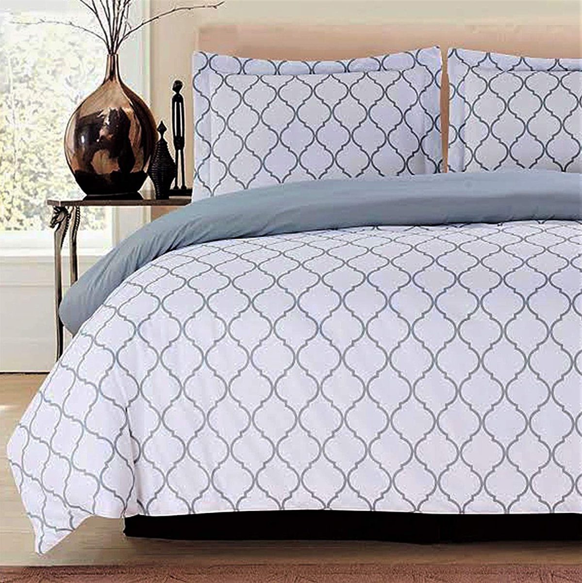 Luxury Soft 1800 Count Egyptian Collection Duvet Cover 3 pcs Set - Any Linen