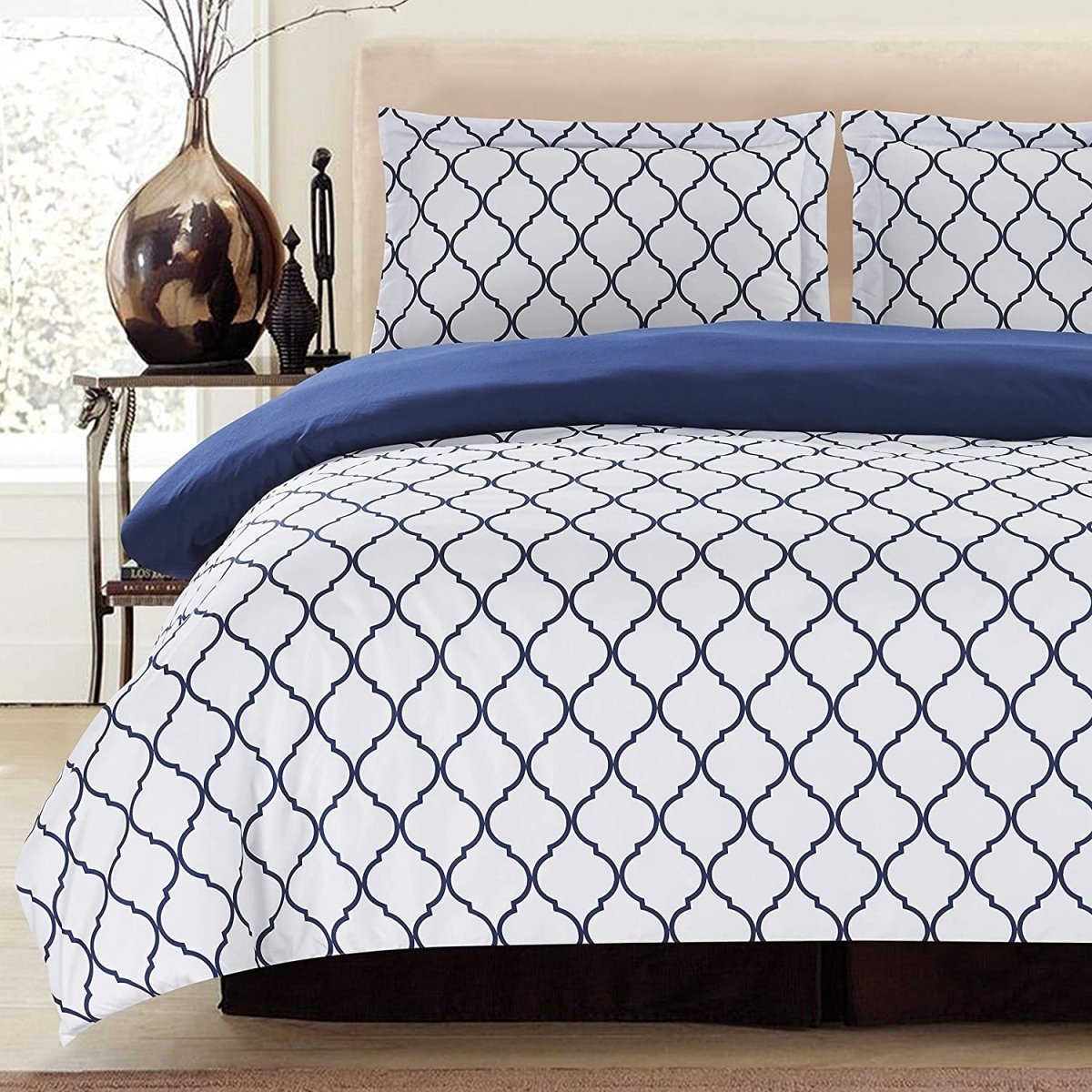 Luxury Soft 1800 Count Egyptian Collection Duvet Cover 3 pcs Set - Any Linen