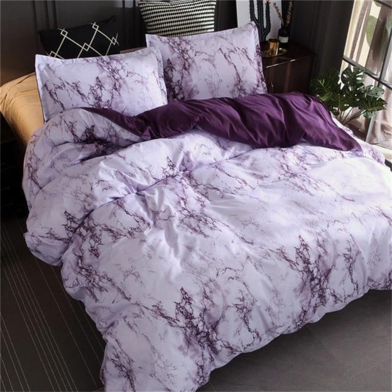 Marble Duvet Cover Bedding Set - Any Linen