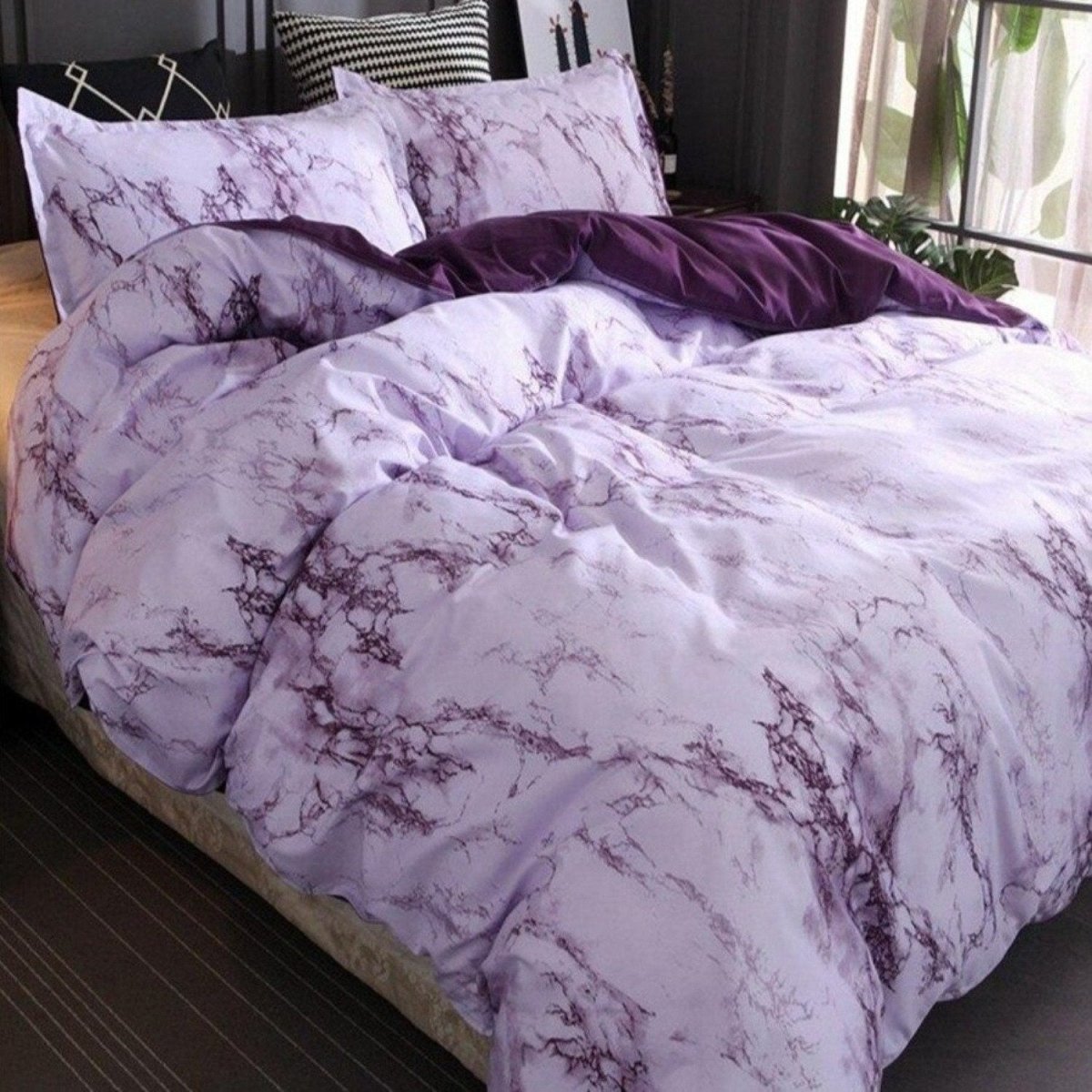 Marble Duvet Cover Bedding Set - Any Linen