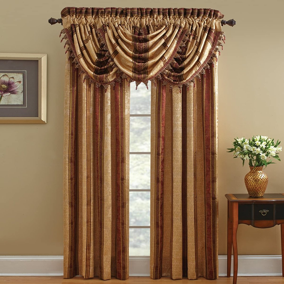 Marquis Lined T - Panel Drapes 84 Inch - Any Linen