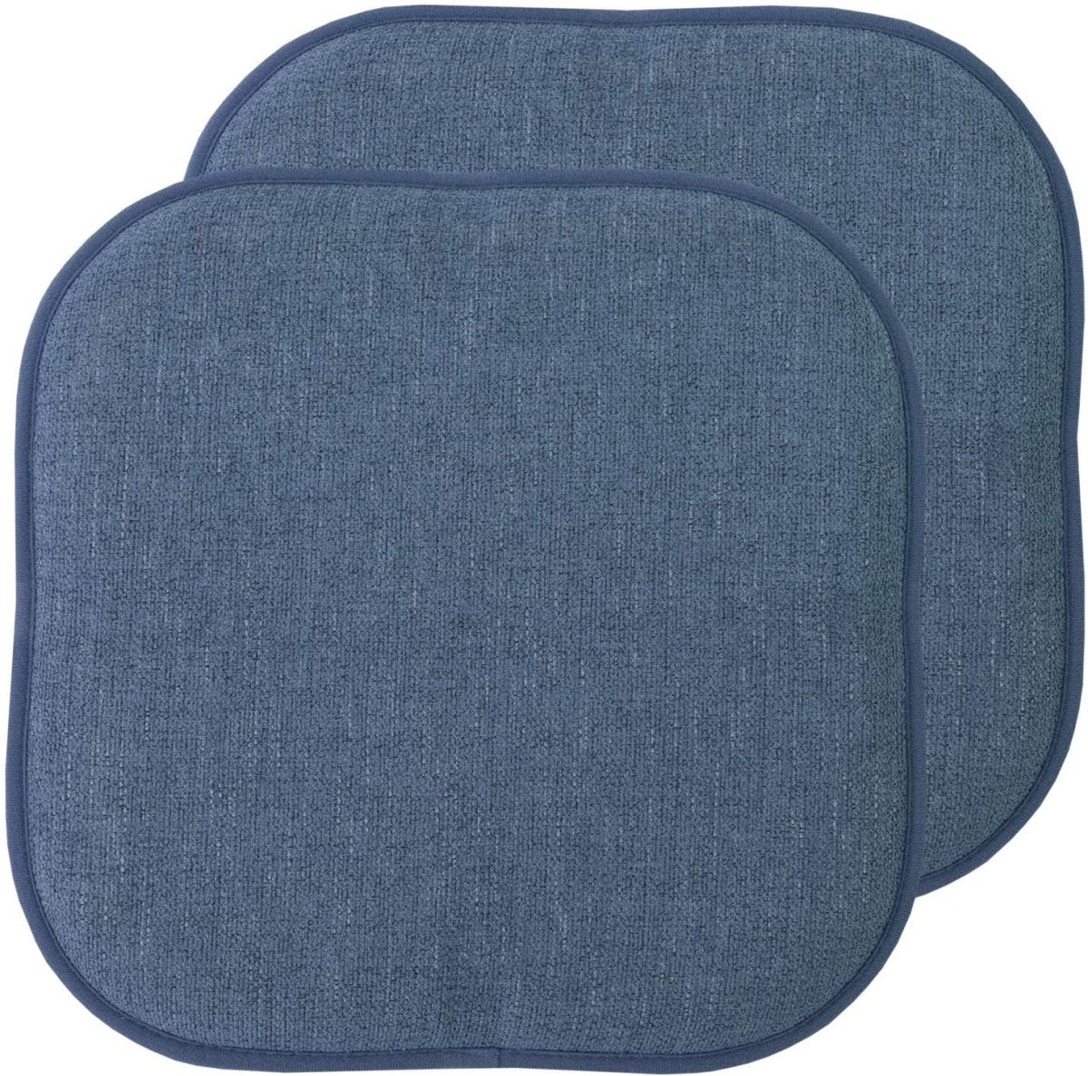 Memory Foam Chair Cushion Rounded Square 16" x 16" Seat Cover - Any Linen