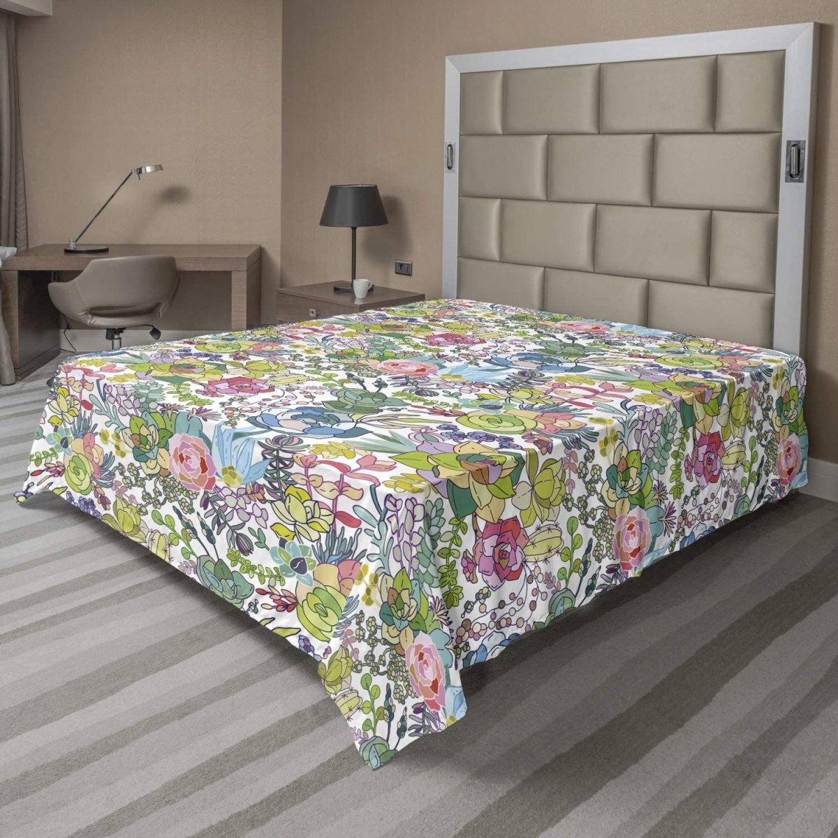 Nature Flat Sheet Soft Comfortable Top Decorative Sheet - Any Linen