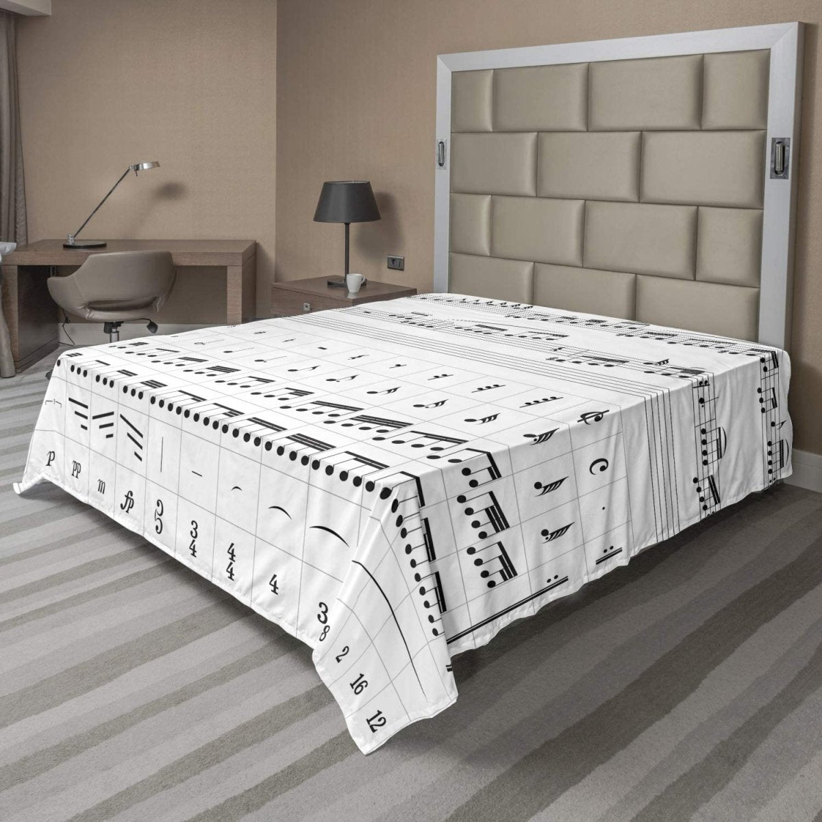 Nature Flat Sheet Soft Comfortable Top Decorative Sheet - Any Linen