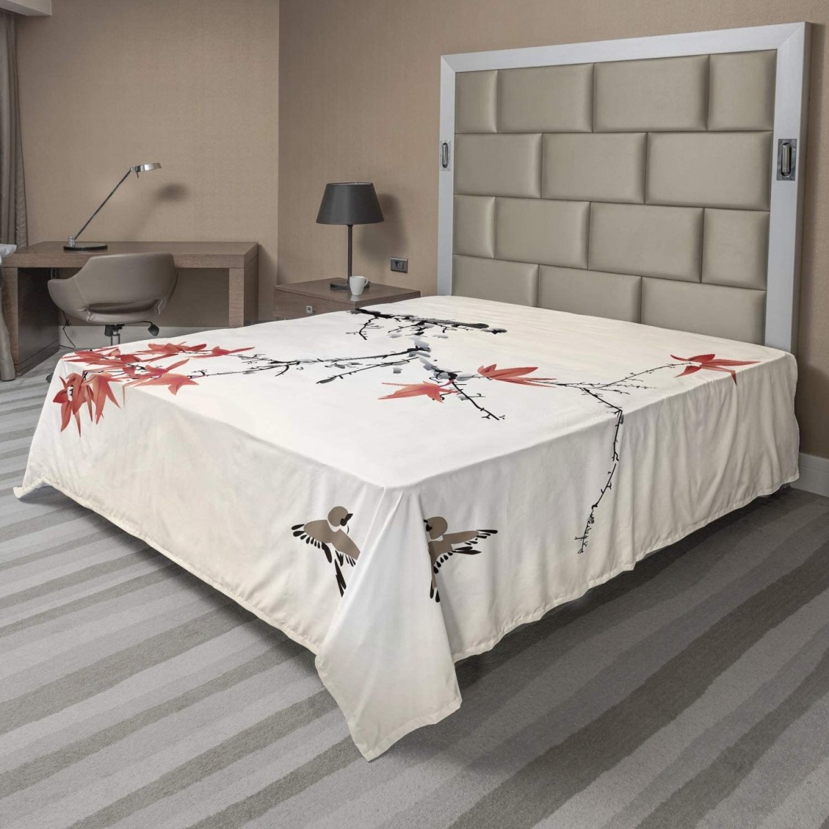 Nature Flat Sheet Soft Comfortable Top Decorative Sheet - Any Linen