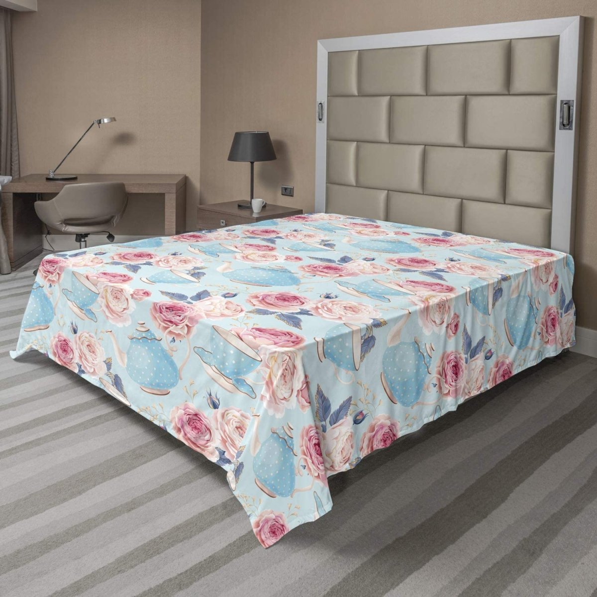 Nature Flat Sheet Soft Comfortable Top Decorative Sheet - Any Linen
