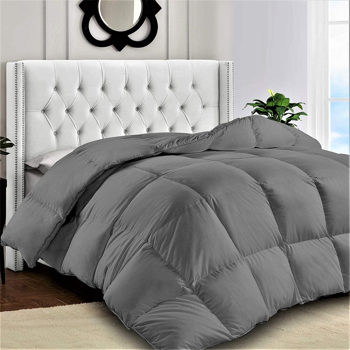 Premium Quality Heavy Quilted Stand Alone Comforter Corner Tabs Hypoallergenic - Any Linen