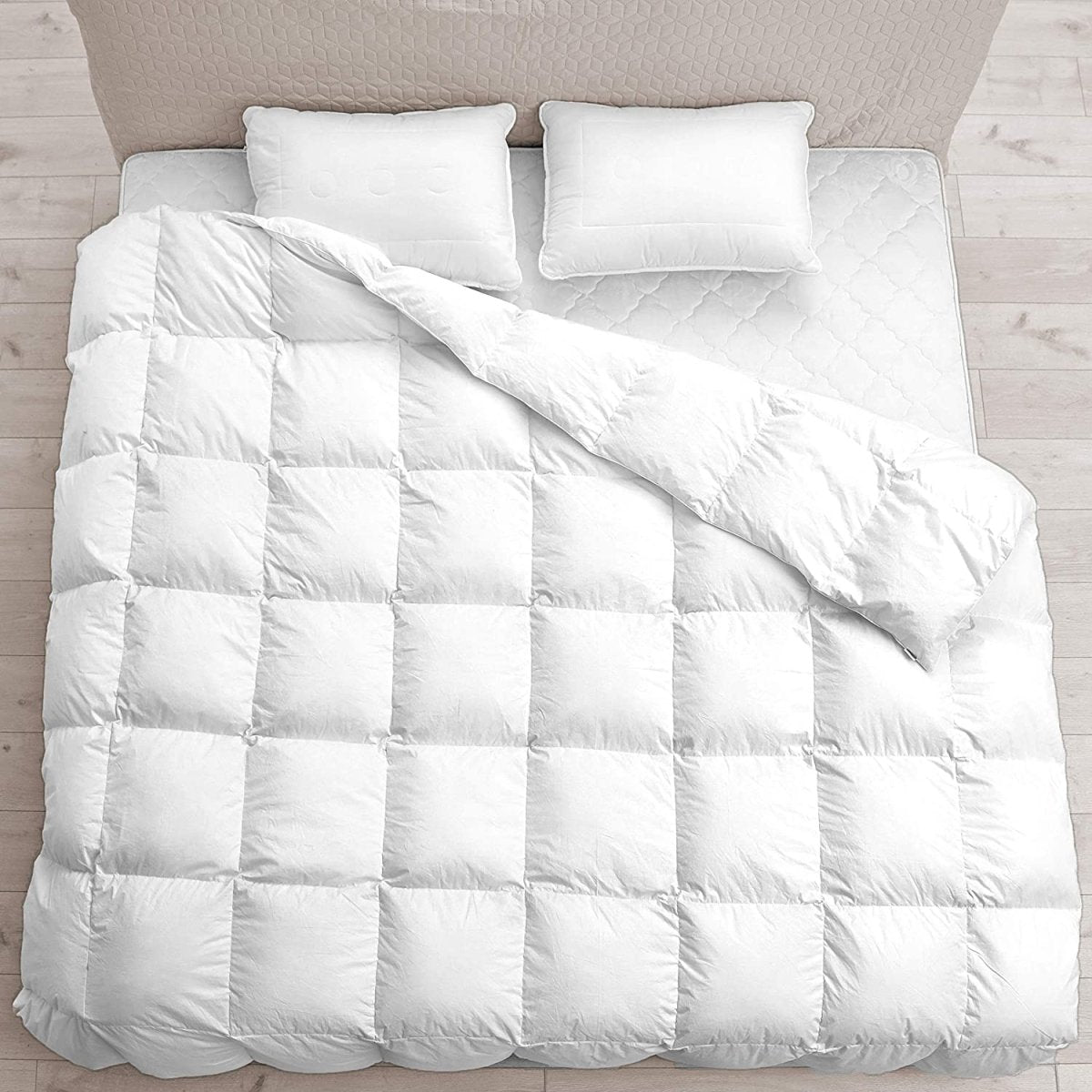 Premium Quality Heavy Quilted Stand Alone Comforter Corner Tabs Hypoallergenic - Any Linen