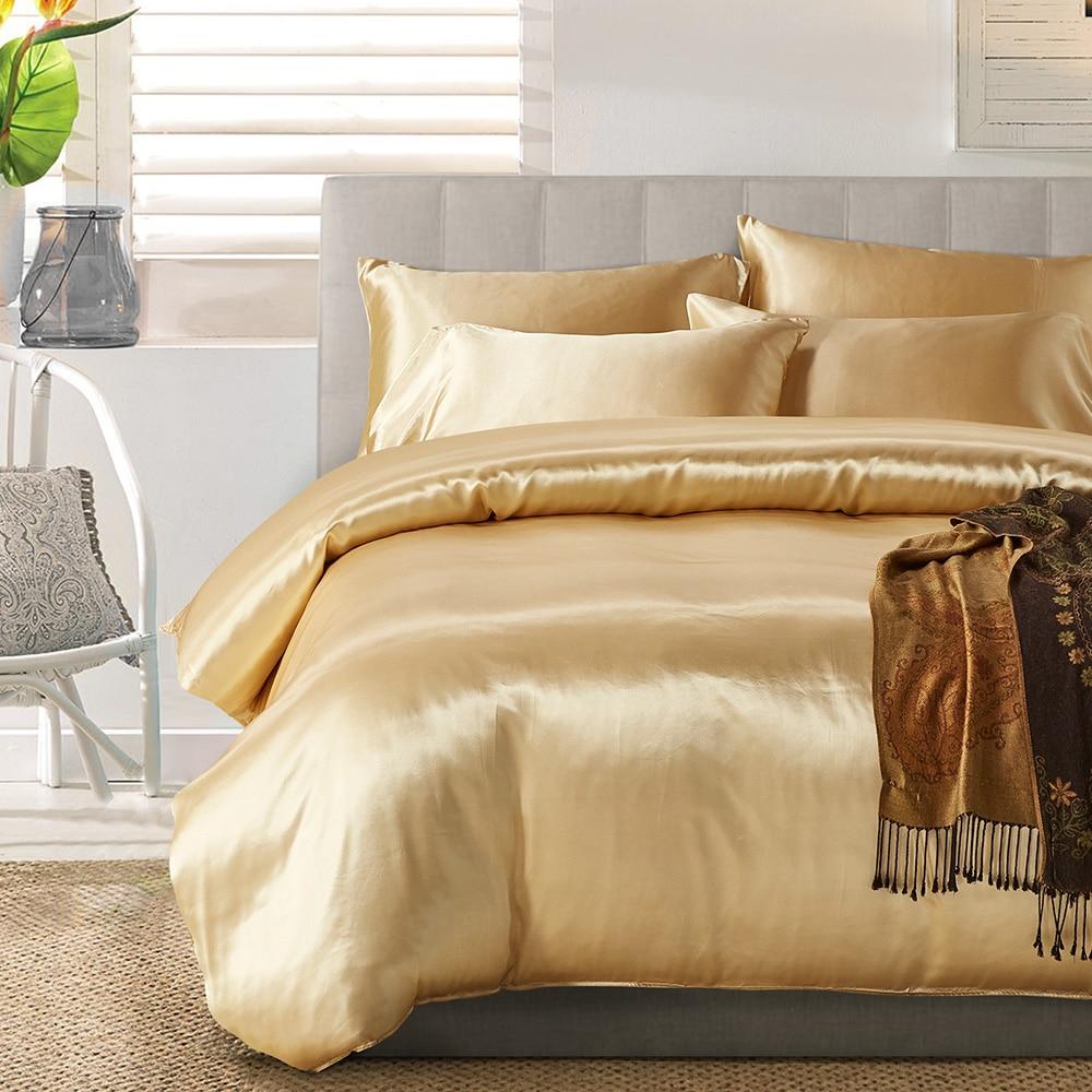 Satin Luxury Style Duvet Cover Bedding Set - Any Linen