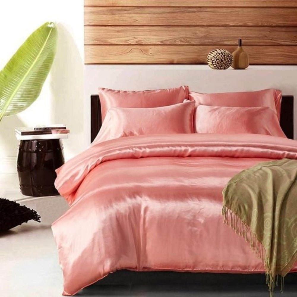 Satin Luxury Style Duvet Cover Bedding Set - Any Linen