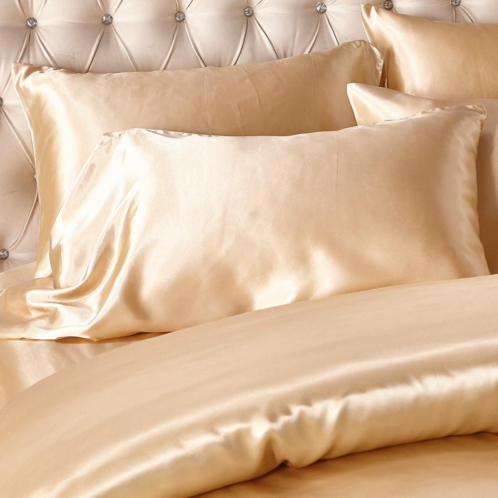 Satin Luxury Style Duvet Cover Bedding Set - Any Linen