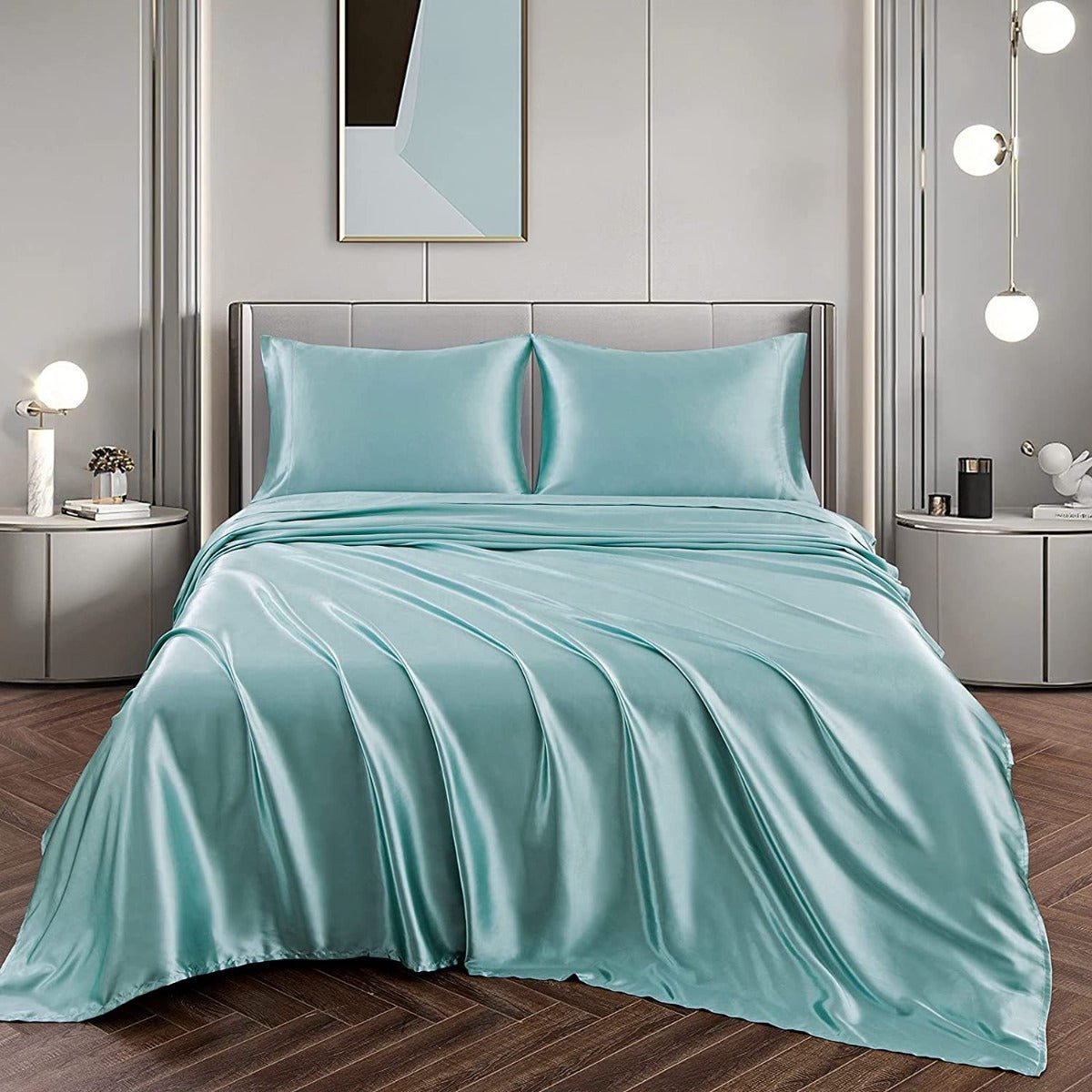 Satin Sheets – Luxuriously Soft, Silky Bedding with Deep Pockets - Any Linen