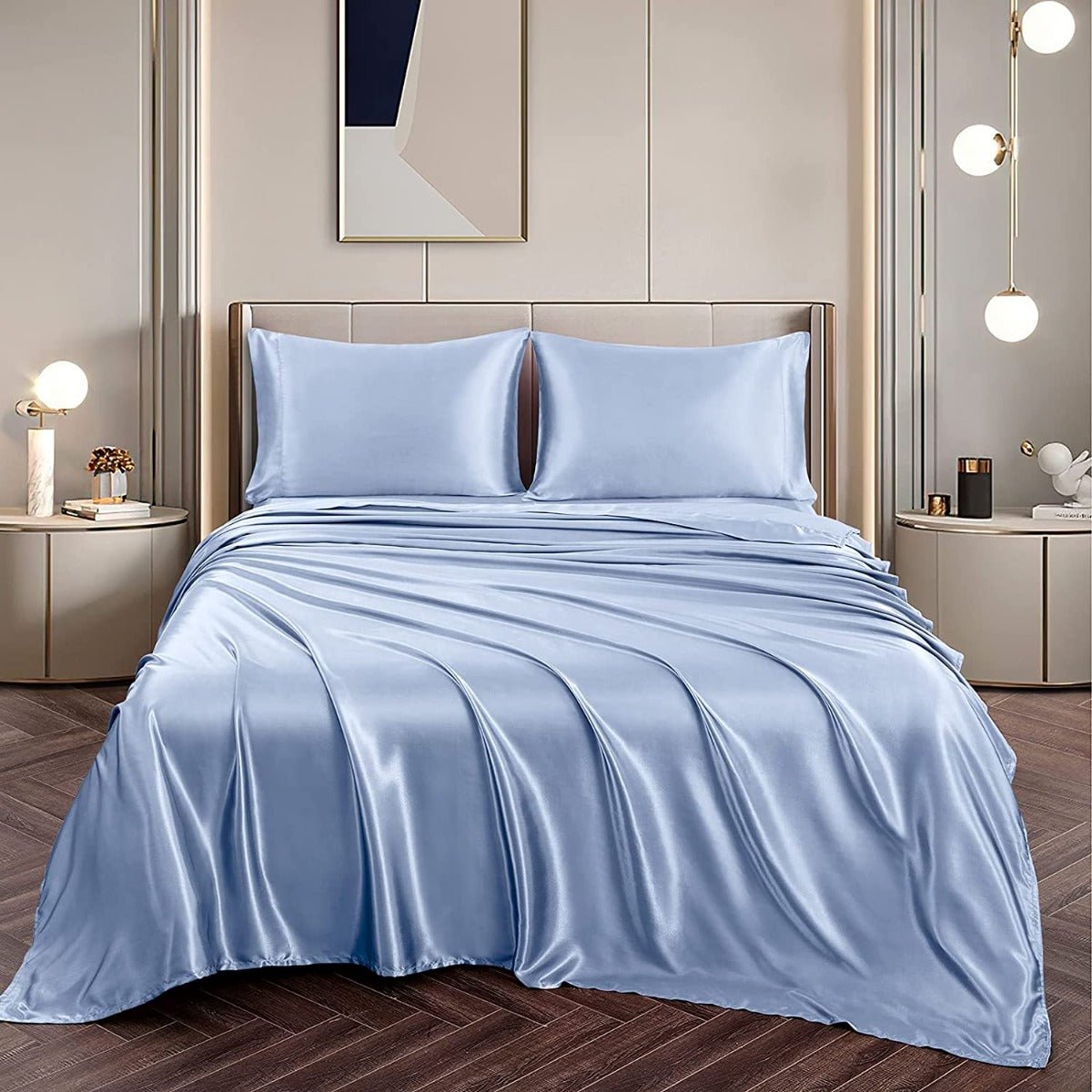 Satin Sheets – Luxuriously Soft, Silky Bedding with Deep Pockets - Any Linen