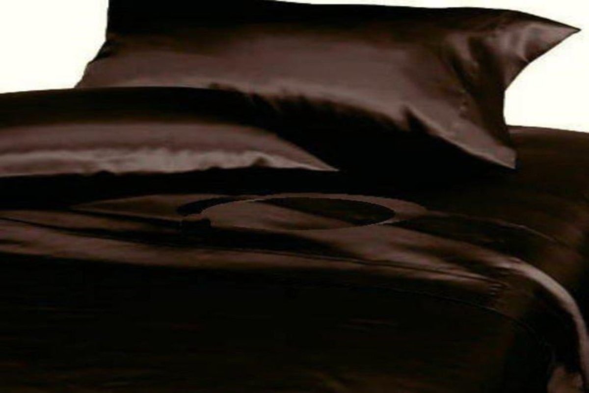 Soft Silky Satin Solid Color Deep Pocket Sheet Set - Any Linen