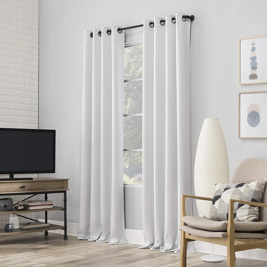 Sun Zero Blackout Grommet Curtain - Any Linen