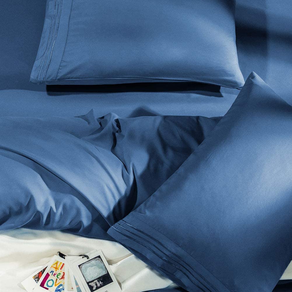 Super Soft Premium 1800 Thread Count Hypoallergenic Egyptian Sheets 6 pcs Set - Any Linen
