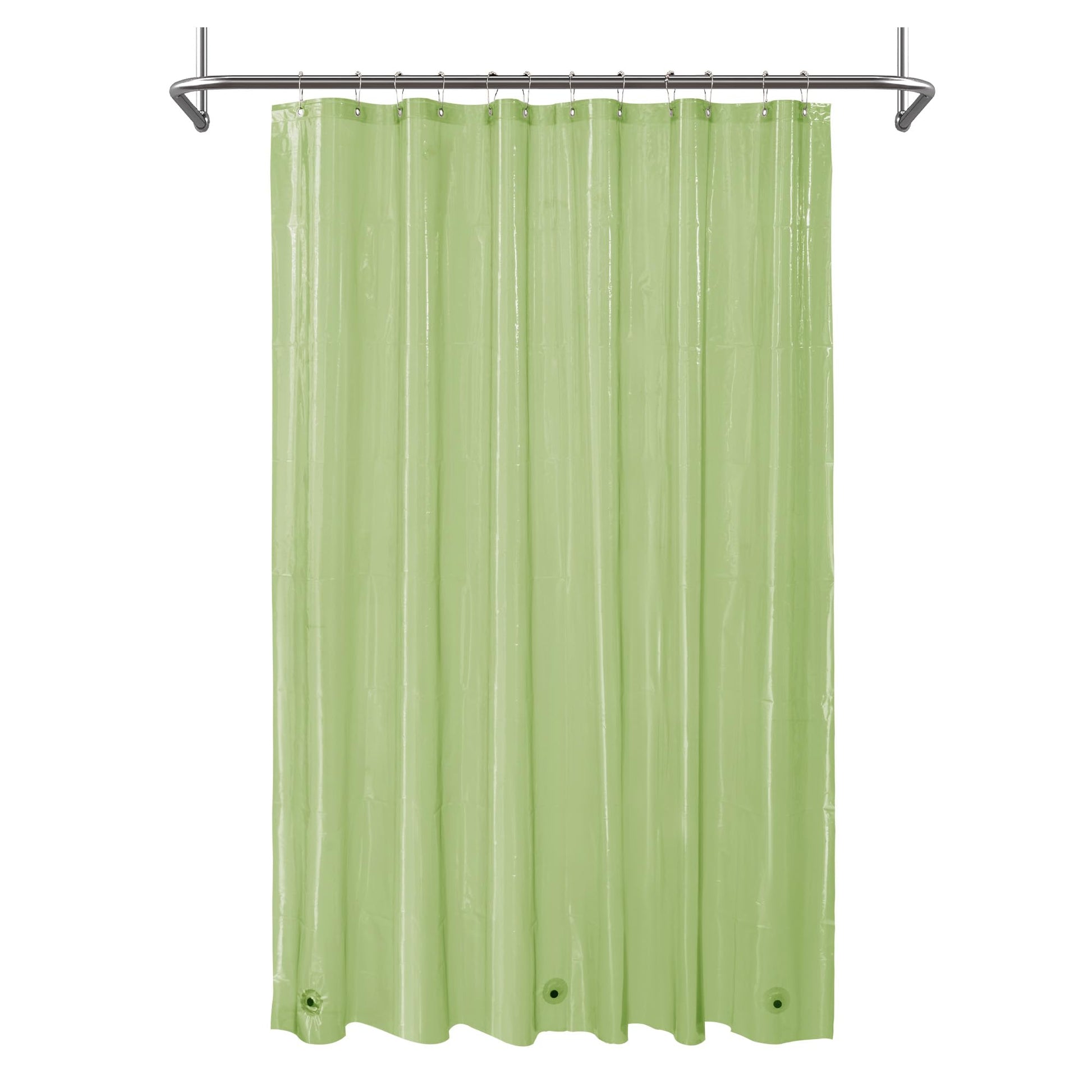 Shower Curtain with 3 Magnets 72x72 Premium Flexible Sturdy Waterproof - AnyLinen