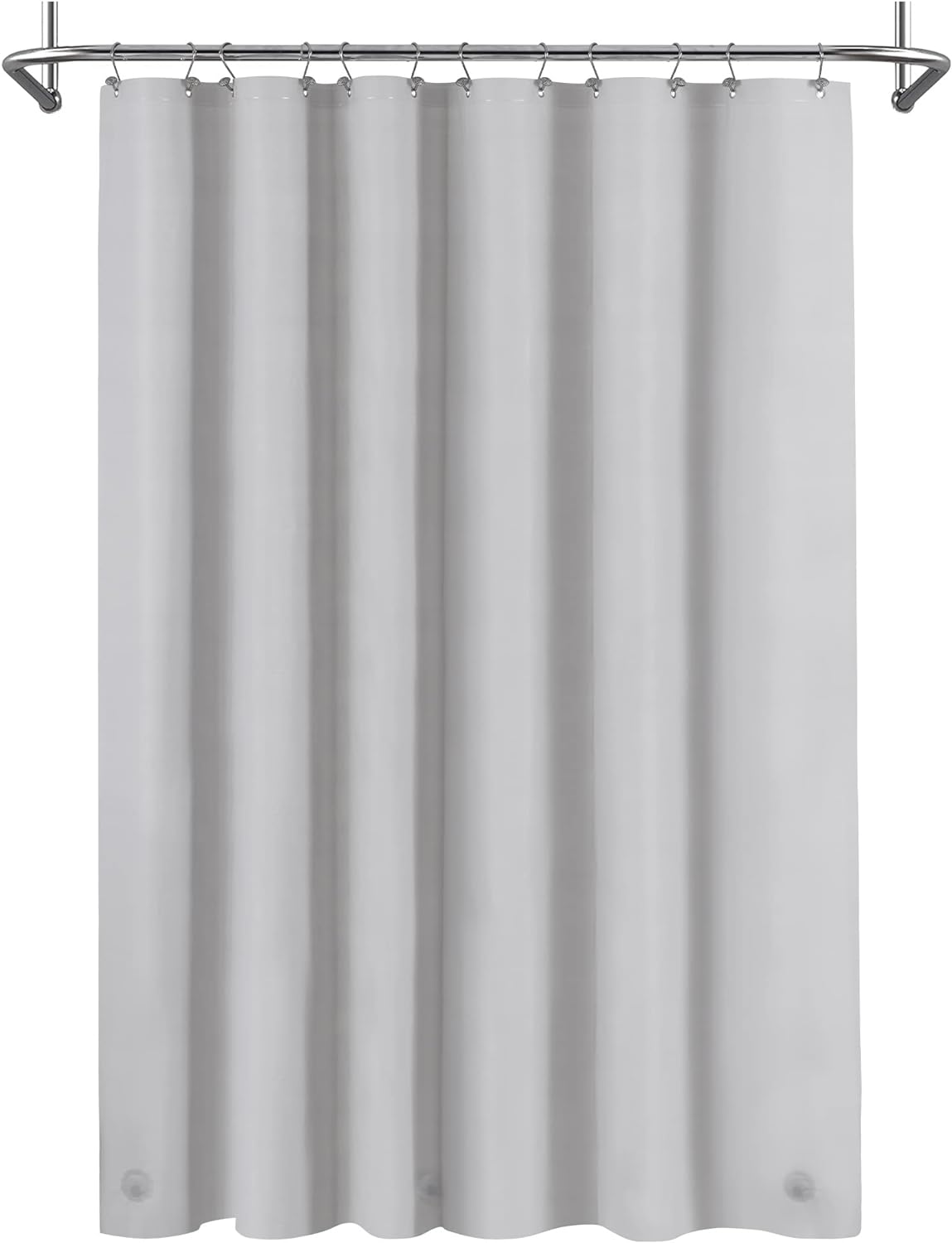 Shower Curtain with 3 Magnets 72x72 Premium Flexible Sturdy Waterproof - AnyLinen